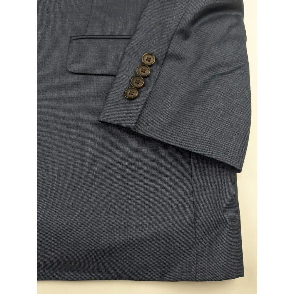 Ralph Lauren Men's Navy Wool Suit Jacket Blazer Sport Coat - Size 46R